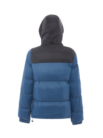 UCY Damen Wattierte Steppjacke in Dunkelblaugrün Schwarz