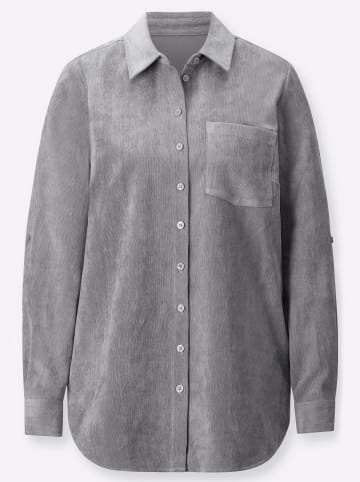 WITT WEIDEN Longbluse in steingrau