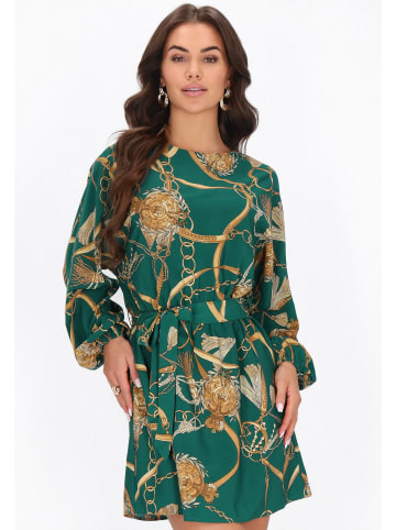 faina Women Dress in turquoise multicolor