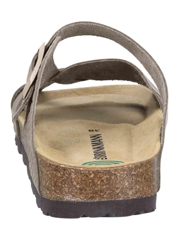 Dr. BRINKMANN Pantoletten Oliva in Beige