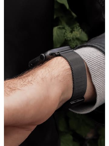 WRISTR Smartwatch-Armband (2-tlg. Set) Slim-Milanese in Schwarz / Schwarz