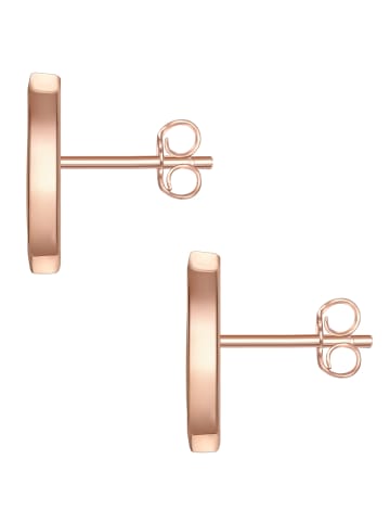 Glanzstücke München Ohrstecker aus Sterling Silber mit Topas in roségold