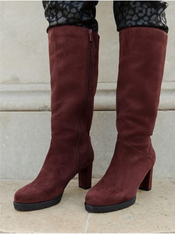 sheego Weitschaftstiefel in burgund
