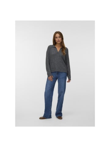Vero Moda Pullover in Medium Grey Melange