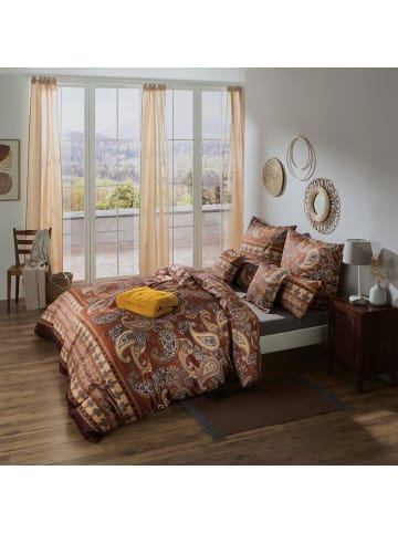 Erwin Müller Mako-Satin Kuschelkissenbezug in terra