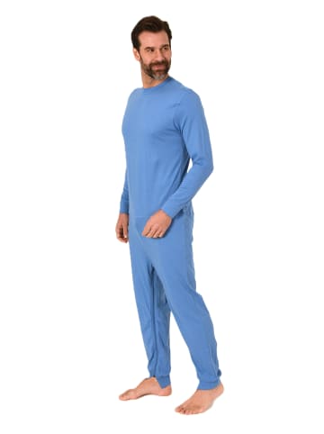 NORMANN Pflegeoverall langarm Reißverschluss Rücken und Bein - 88568 in hellblau