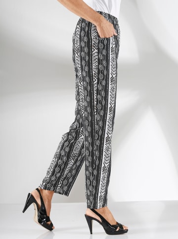 WITT WEIDEN Schlupfhose in schwarz Ethno