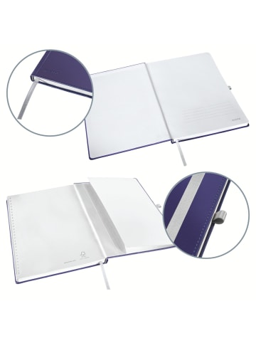 Leitz Notizbuch Style HC A4 kariert titan blau