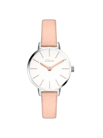 s.Oliver Armbanduhr Petite Time in rosa