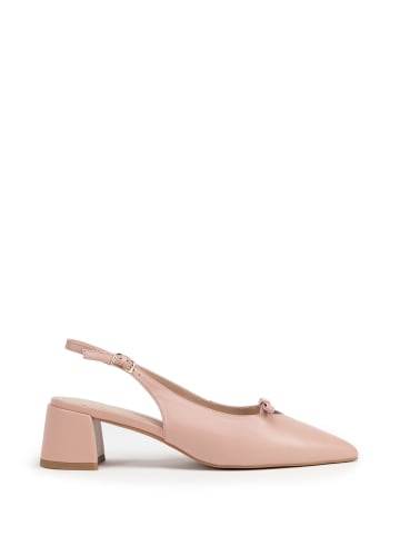 Wittchen Damenschuhe Pumps Aus Leder Mit Blockabsatz in Pink