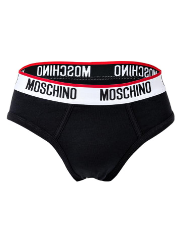 Moschino Slip 3er Pack in Schwarz/Grau/Weiß