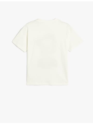 KOTON T-shirt in Weiß
