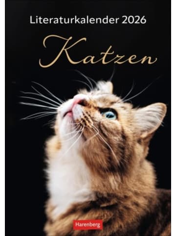 Harenberg Kalender - Literaturkalender Katzen Wochen-Kulturkalender 2026