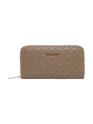 Carlo Colucci Geldbörse Endrizzi in Taupe