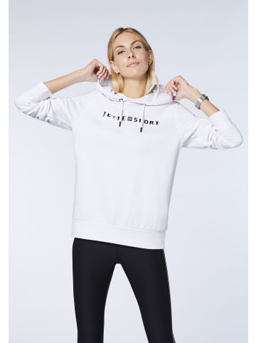 Jette Sport Kapuzensweatshirt in Weiß