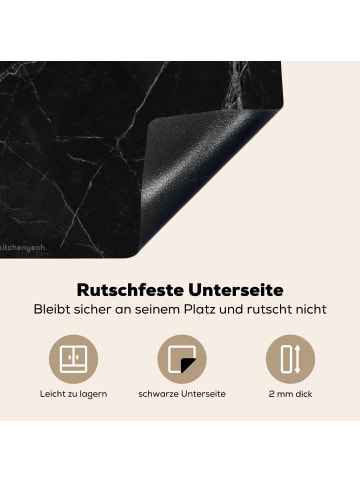 KitchenYeah Herdabdeckplatte Schwarz