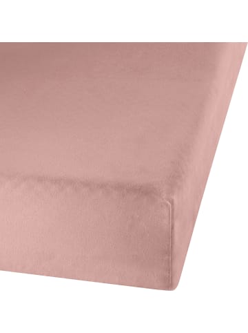 Erwin Müller Biber Spannbettlaken Garmisch in rosa