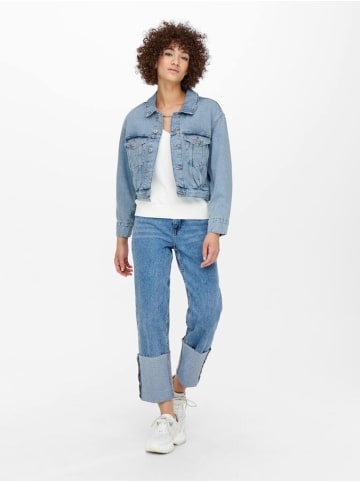 ONLY Jeansjacke in Light Blue Denim