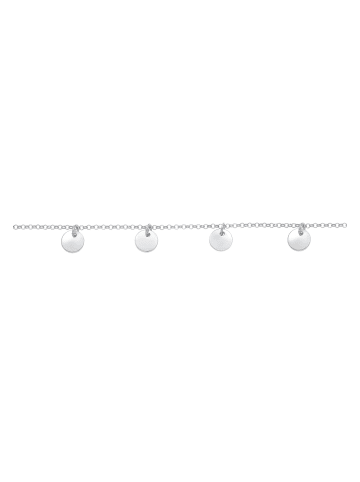 Elli Halskette 925 Sterling Silber Geo, Plättchen in Silber