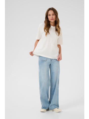 Kaffe T-Shirt kurzarm KAcourtney Baggy fit in Chalk