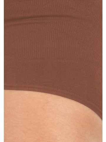 SMILODOX High Waist String Nysa in Braun