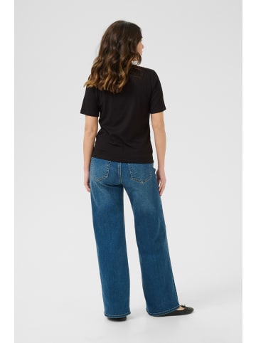 Kaffe T-shirt KAsamantha Regular fit in Black Deep CC