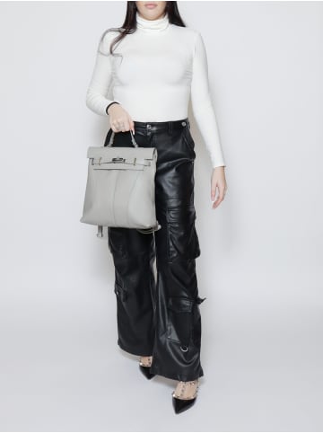 ROBERTA ROSSI In einen Rucksack umwandelbare Handtasche in LIGHT GREY