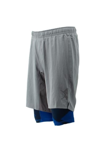 adidas Hose Crazytrain 2 in1 Shorts in Grau