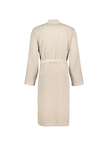 Cawö Cawö Bademäntel Herren Kimono Struktur 5509 sand - 339 in sand - 339