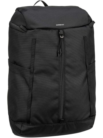 SANDQVIST Rucksack / Backpack Sune Backpack in Black/Black Webbing