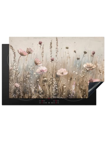 OnlyWow Herdabdeckplatte Blumenfeld