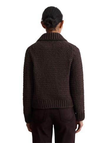 Marc O'Polo Grobstrick-Cardigan regular in Dark Coffee