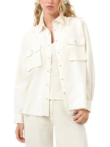 Q/S designed by Langarmbluse in creme