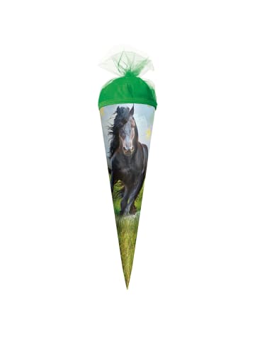 Schultüte klein 22 cm Power Horse in Grün