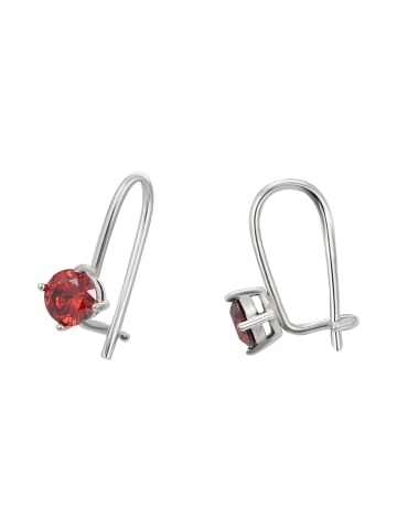 gaya Women Earrings in Silver Red