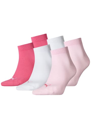 Puma Socken PUMA UNISEX QUARTER PLAIN 3P in 422 - pink lady