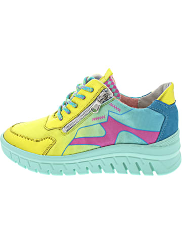 WALDLÄUFER H-Biggi sportlicher Schnürer Gelb