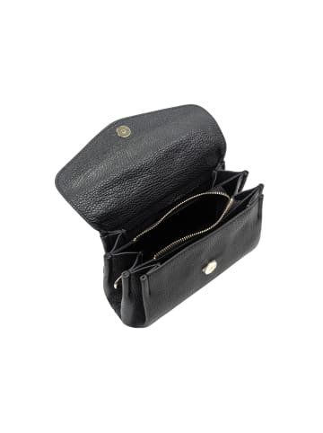 faina Damen Crossbody Bag Aus Leder in Schwarz