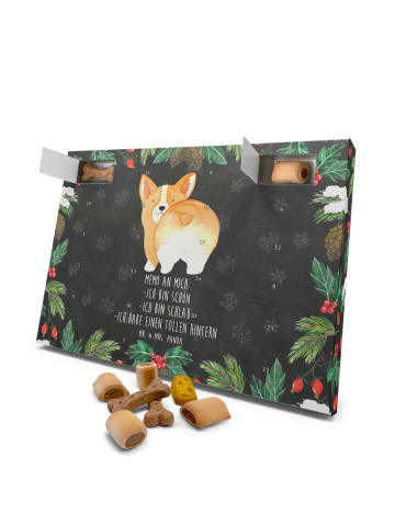 Mr. & Mrs. Panda Hunde Adventskalender Corgi Po mit Spruch in Kreidetafel
