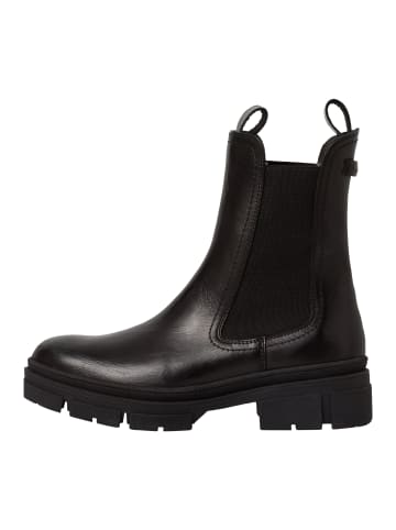 Tamaris Chelsea-Stiefel aus Leder Schwarz