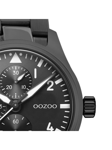 Oozoo Armbanduhr Oozoo Timepieces schwarz groß (ca. 42mm)