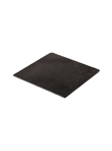 Butlers Schieferuntersatz B 30 x T 30cm PLATEAU in Schwarz