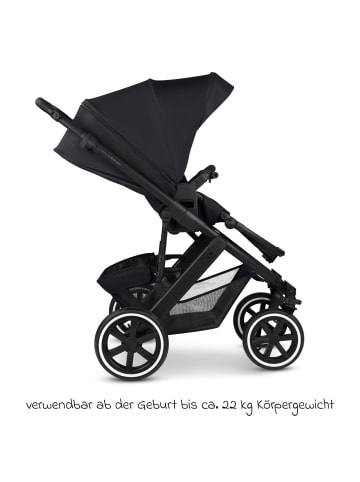 ABC-Design Kombi-Kinderwagen Salsa 5 Air inkl. Babywanne, in schwarz