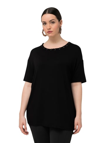 Ulla Popken Shirt in schwarz