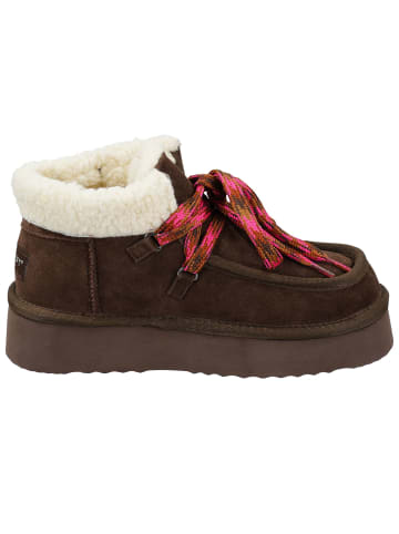 BIOSOFT Hausschuhe Winterboots Bootee in Chocolate