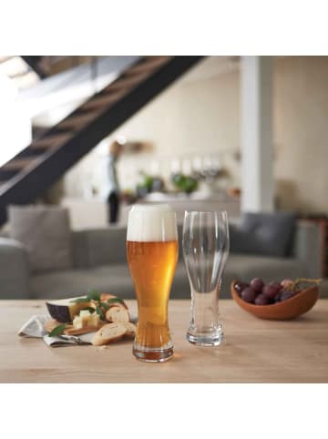 LEONARDO 2er Set Weizenbiergläser Taverna 500 ml transparent in transparent