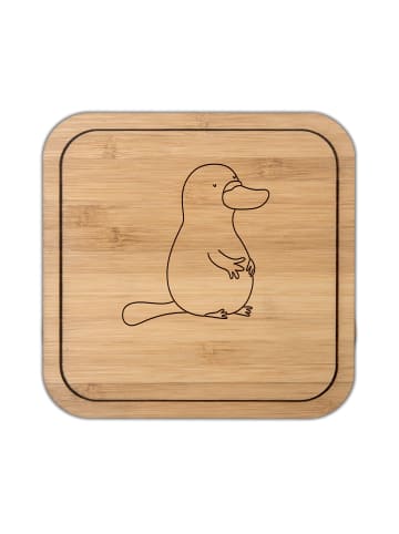 Mr. & Mrs. Panda Coaster Schnabeltier Mut mit Spruch in Transparent