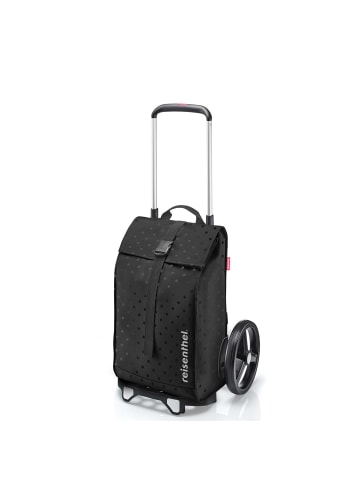 Reisenthel citycruiser - Einkaufstrolley 55 cm (twist maroon) in glossy dots black
