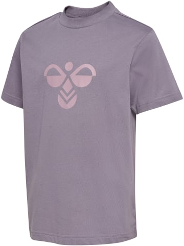 Hummel T-Shirt Hmljr Reg Mädchen in GRAY RIDGE/PALE LILAC