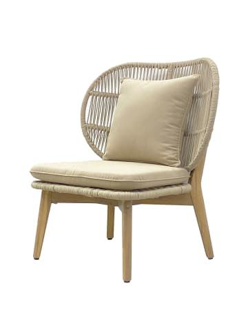 home24 Gartensessel Lasia in Beige-Braun